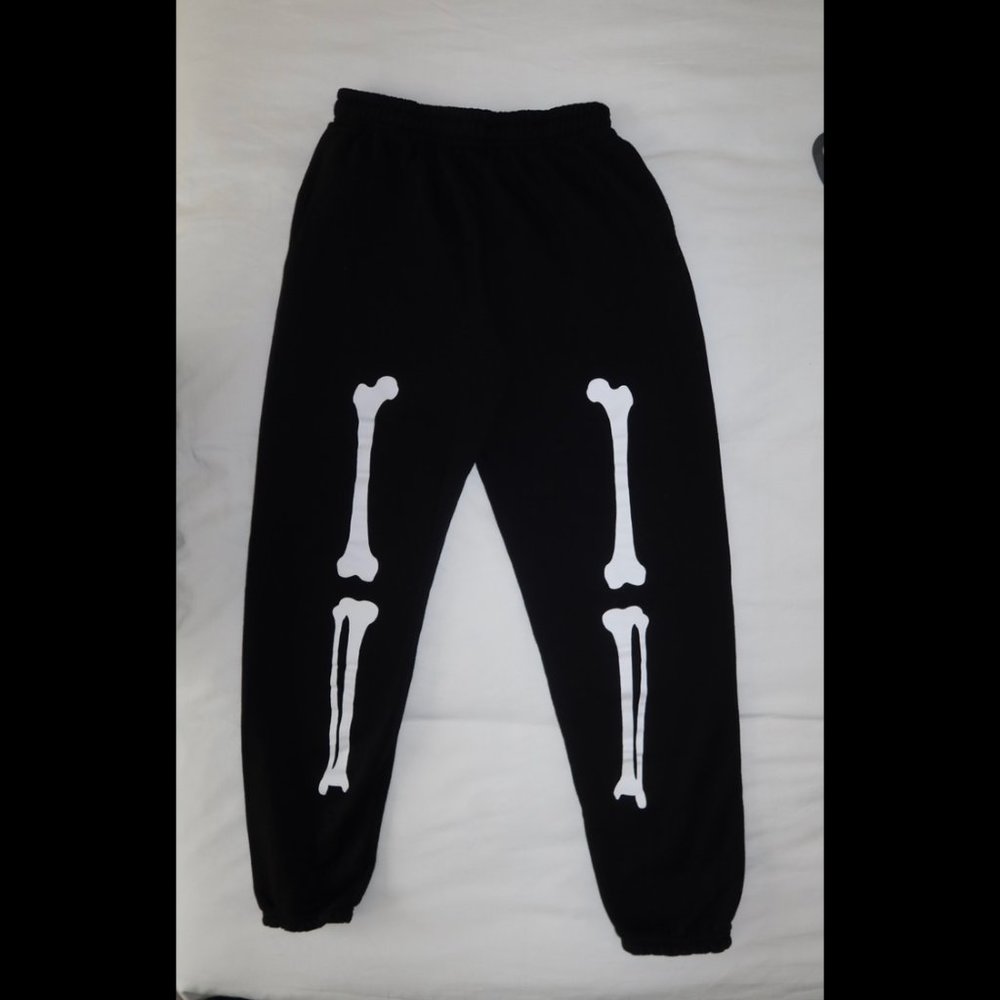 Phoebe Bridgers Punisher Skeleton Black Sweatpants Size Small